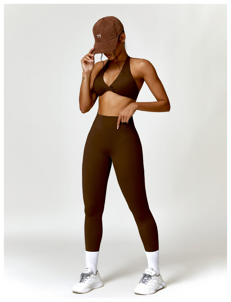 SPORTS SCULPT LUXE LONG SLEEVE SPORTS TOP& LEGGINGS – starbella